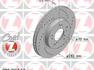 Тормозной диск ZIMMERMANN 280316052 на HONDA LEGEND Mk II (KA7)