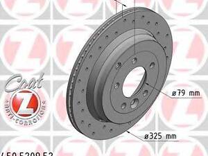 Тормозной диск ZIMMERMANN 450520952 на LAND ROVER LR4 IV (LA)