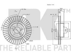 Тормозной диск на BRZ, Forester, Impreza, Legacy, Outback