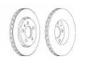 Тормозной диск на Bora, Golf, Leon, New Beetle, Octavia, TT, Toledo