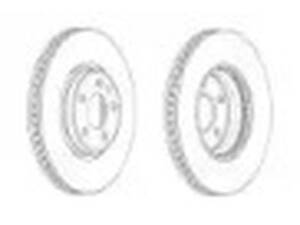 Тормозной диск на A4, A5, A6, A7, Q5