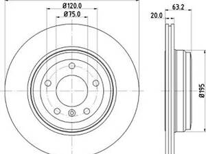 Гальмівний диск на Seria 5, Seria 6
