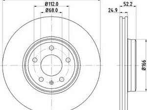 Тормозной диск на A4, A5