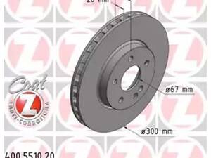 Гальмівний диск на Vito