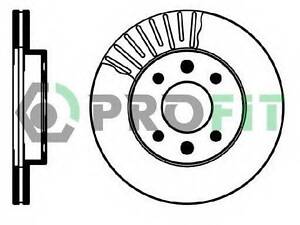 Тормозной диск PROFIT 50100158 на RENAULT SUPER 5 (B/C40_)