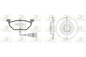 Тормозной комплект AUDI A3 (8P1) / VW GOLF (1K1) / VW JETTA (1K2) 1997-2019 г.