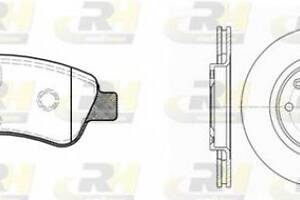 Тормозной комплект CITROEN C4 (LC_) / CITROEN C2 (JM_) 1996-2020 г.