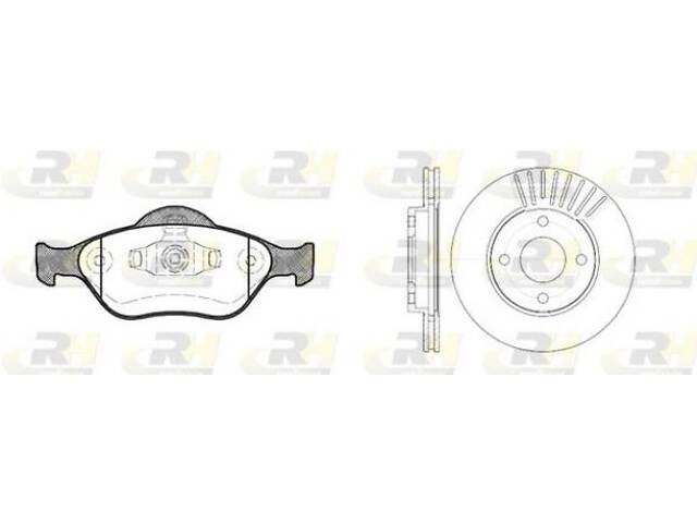 Тормозной комплект FORD KA (RB_) / FORD PUMA (EC_) 1995-2015 г.