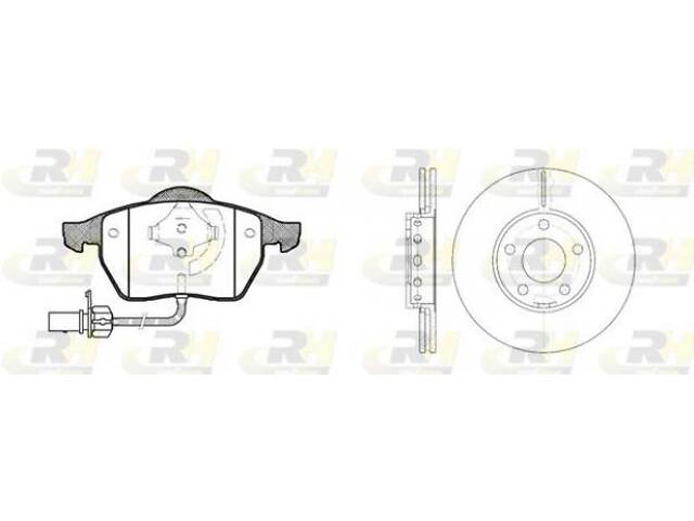 Тормозной комплект SEAT EXEO (3R2) / AUDI A4 B7 (8EC) 1994-2013 г.