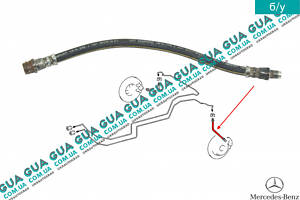Тормозной шланг / трубка задний левый / правый ( 310 mm ) A2104280035 Mercedes / МЕРСЕДЕС C-CLASS 1994- / С-КЛАСС, Merce