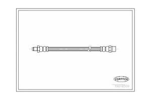 Тормозной шланг 19018509