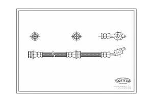 Тормозной шланг 19032239