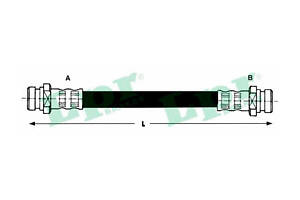 Тормозной шланг 6T48395