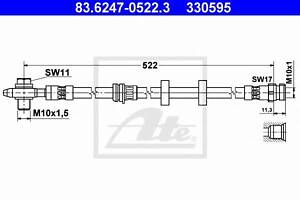 Тормозной шланг 83.62470522.3