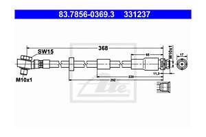 Тормозной шланг 83.78560369.3