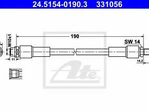 Тормозной шланг ATE 24515401903 на AUDI A8 седан (4E_)