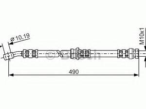 Гальмівний шланг BOSCH 1987476076 LEXUS ES (GSV4_, ACV4_)