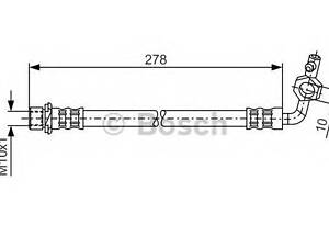 Гальмівний шланг BOSCH 1987476113 на TOYOTA RAV 4 (SXA1_)