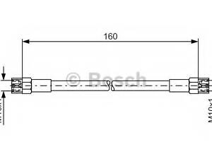 Тормозной шланг BOSCH 1987476220 на VW TRANSPORTER Mk IV фургон (70XA)