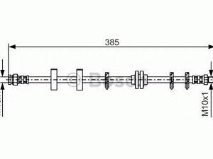 Тормозной шланг BOSCH 1987476438 на FIAT TIPO (160)