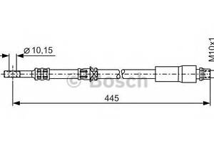 Гальмівний шланг BOSCH 1987476455 VAUXHALL ASTRA Mk V (H) універсал