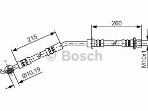 Тормозной шланг BOSCH 1987481410 на TOYOTA VITZ (SCP9_, NSP9_, KSP9_, NCP9_, ZSP9_)