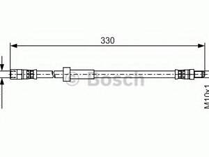 Гальмівний шланг BOSCH 1987481493 на VOLVO S60 I седан