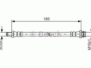 Гальмівний шланг BOSCH 1987481564 на VOLVO XC70 II універсал