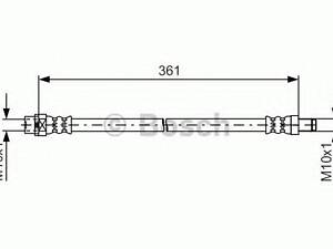 Тормозной шланг BOSCH 1987481600 на MINI MINI PACEMAN (R61)