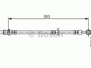 Тормозной шланг BOSCH 1987481709 на SUBARU FORESTER (SH)