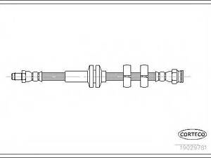 Тормозной шланг CORTECO 19029781 на ALFA ROMEO 156 (932)