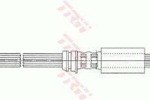 Тормозной шланг PHD1014