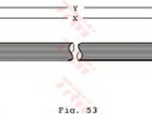 Шланг гальмівний TRW PHA243 на RENAULT LE CAR (122_)