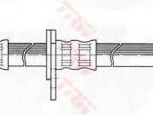 Тормозной шланг TRW PHB389 на TOYOTA CARINA E седан (_T19_)