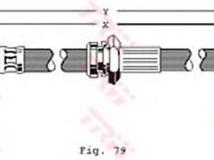 Тормозной шланг TRW PHD170 на SUZUKI SWIFT (AA)