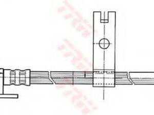 Шланг гальмівний TRW PHD402 на JEEP WAGONEER (XJ)