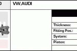 Тормозной суппорт для моделей: AUDI (A6, A6,ALLROAD), VOLKSWAGEN (PASSAT,PASSAT,PASSAT,PASSAT)