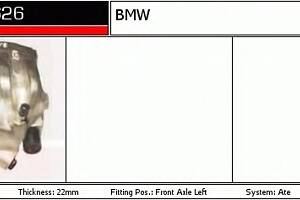 Гальмівний супорт для моделей: BMW (3-Series, 3-Series, 3-Series, 3-Series, 3-Series, Z3, 3-Series, Z3, 3-Series, 3-Series, 3-Se