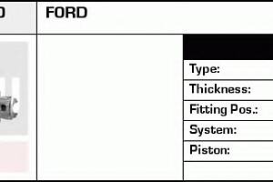 Тормозной суппорт для моделей: FORD (MONDEO, MONDEO)