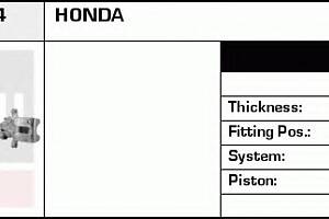 Гальмівний супорт для моделей: HONDA (ACCORD, ACCORD, ACCORD)