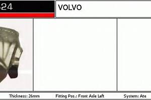 Тормозной суппорт для моделей: VOLVO (850, V70,C70,S70,S80,C70,850,V70,S60)