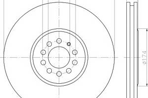 Тормозные диски для моделей: AUDI (TT, TT), VOLKSWAGEN (GOLF)