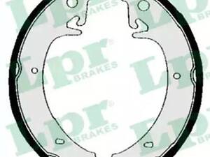 Тормозные колодки (барабанные) LPR