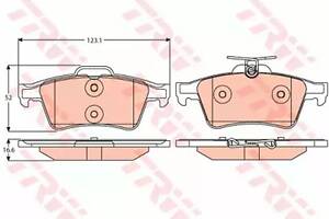 Тормозные колодки (дисковые) на 3, 5, 9-3, C-MAX, C30, Connect, Escape, Focus, Laguna, S40, V40, V50, Vectra C, XF, XJ