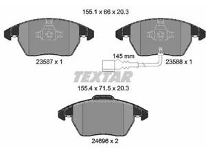 Гальмівні колодки (дискові) на A1, A3, Altea XL, Beetle, Caddy, Eos, Golf, Jetta, Leon, Octavia, Passat, Passat B6,. ..