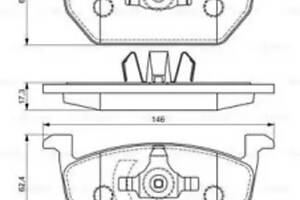 Колодки гальмові (дискові) на A3, Golf, Leon, Octavia, Polo, T-Cross
