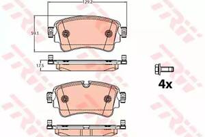 Гальмівні колодки (дискові) на A4, A5, A6, A7, A8, Q5, Q7