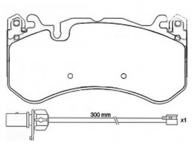 Колодки гальмівні (дискові) на A6, A7, CLS-Class, E-Class, GL-Class, GLE-Class, ML-Class, Q3, S-Class