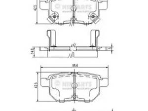 Тормозные колодки (дисковые) на Auris, CT, Corolla, Prius, Yaris