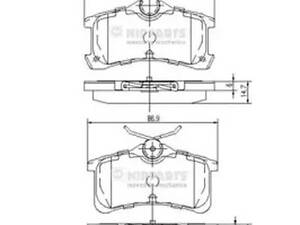 Тормозные колодки (дисковые) на Avensis, Corolla